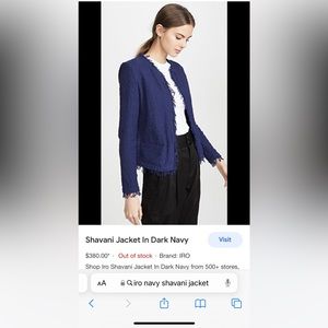 Shavani Open-Front Boucle Jacket